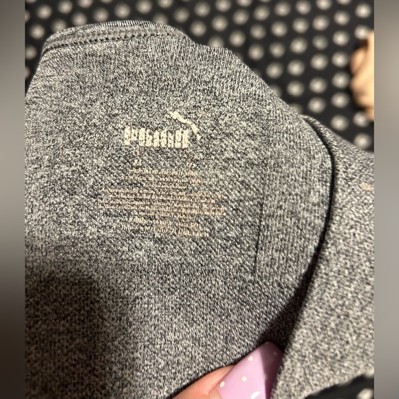 Puma Gray Seamless Sports Bra with Wide Straps- size m - Picture 4 of 4